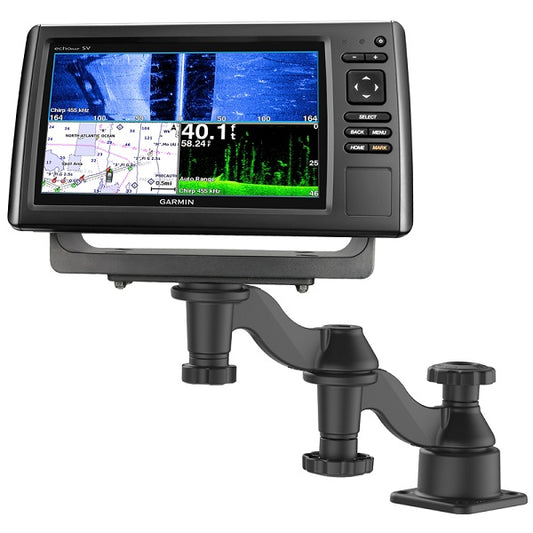 RAM® Horizontal 12" Swing Arm Mount for Fishfinders & Plotters (RAM-109H-1U)