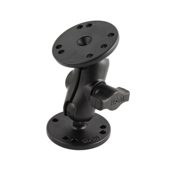 RAM Short Double Arm 2.5" Round Bases (RAM-B-101U-A)