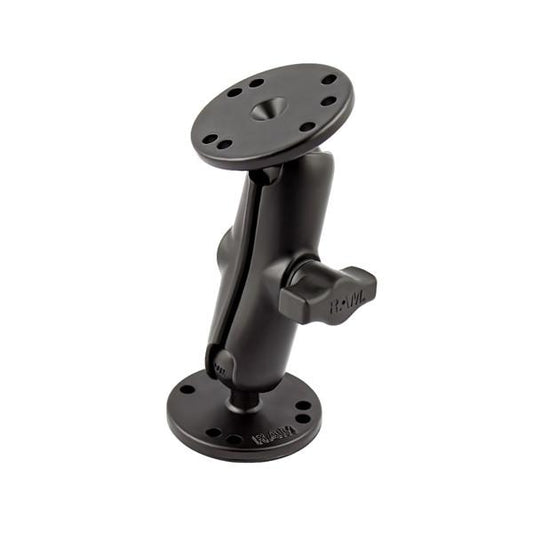 RAM 1" Ball Mount w/ 2/2.5" Round Base (RAM-B-101U)