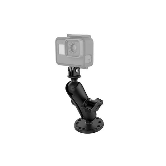 RAM® Drill-Down Mount with Universal Action Camera Adapter (RAM-B-138-GOP1U)