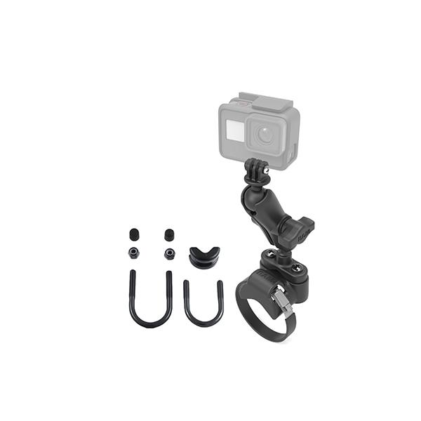 RAM® ATV/UTV Handlebar U-Bolt Mount with Action Camera Adapter (RAM-B-149Z-2-GOP1U)