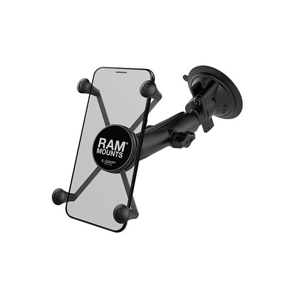RAM® X-Grip® Large Phone Mount with RAM® Twist-Lock™ Suction Cup Base (RAM-B-166-C-UN10U)
