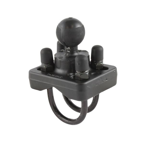 RAM Double U Bolt Base with 1" Ball (RAM-B-235U)