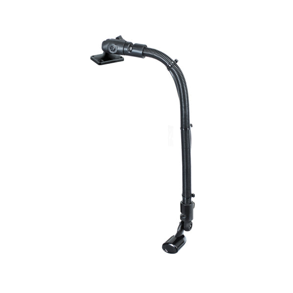 RAM Transducer Arm Mount with Rigid Aluminum Rod and Rectangle Base (RAM-B-316-18-TRA1-202-225)