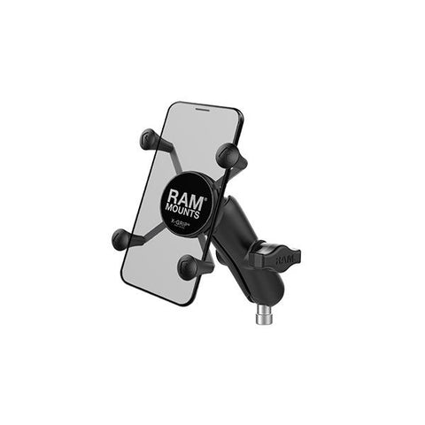 RAM® X-Grip® Phone Mount with Motorcycle Handlebar Clamp Base (RAM-B-367-UN7U)