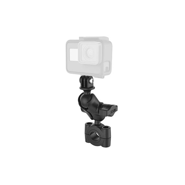 RAM® Torque Medium Rail Base with Universal Action Camera Adapter (RAM-B-408-75-1-A-GOP1U)