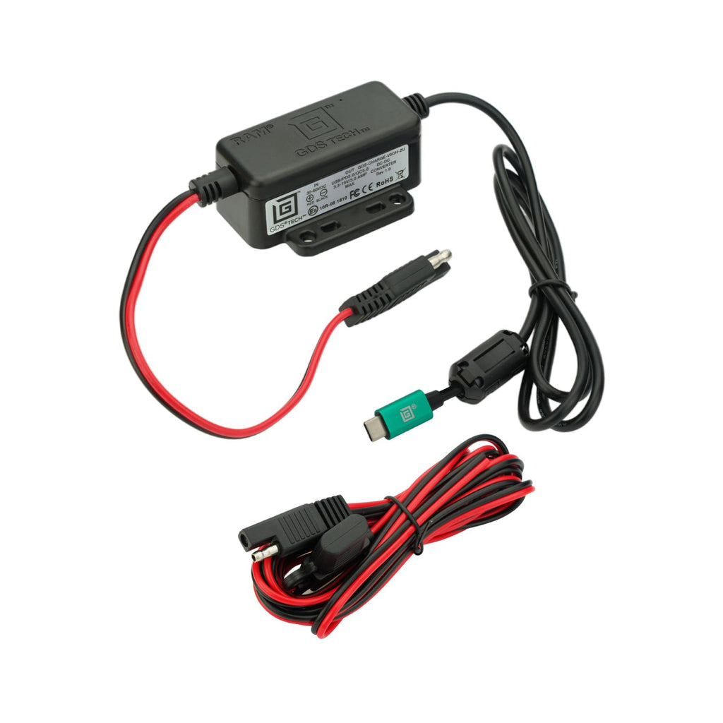 RAM GDS CHARGE V3CH 2U GDS Hardwire Charger Male USB C Mounts AU ram-gds-charge-v3ch-2u-gds-hardwire-charger-male-usb-c-mounts-au