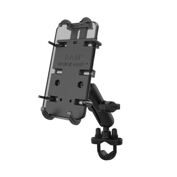 RAM® Quick-Grip™ XL Phone Mount with Handlebar U-Bolt Base (RAM-B-149Z-PD4U)