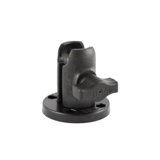 RAM® Single Socket Arm with Round Swivel Plate (RAP-B-200-1-293U)