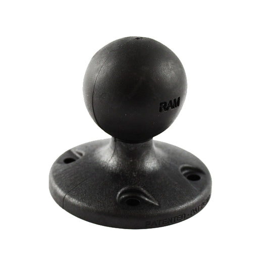 RAM 2.5" Composite Round Base with the AMPs Hole Pattern & 1.5" Ball (RAP-202U)