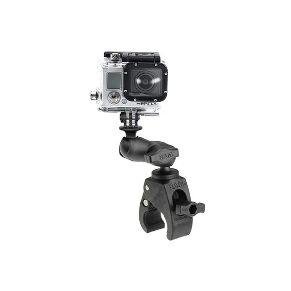 RAM® Tough-Claw™ Small Clamp Mount with Universal Action Camera Adapter (RAP-B-400-A-GOP1U)