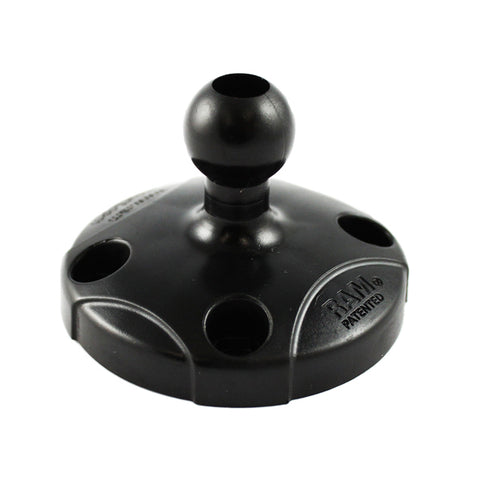 RAM 2.5" Composite Round Base with the AMPs Hole Pattern & 0.75" Snap-Link Ball (RAP-SB-202U)